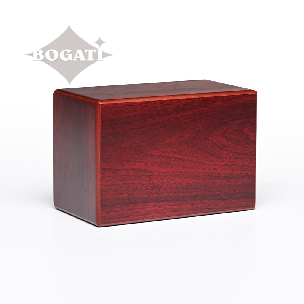 LARGE MDF Simplicity Urn -B038- Dark Cherry finish - Case of 16