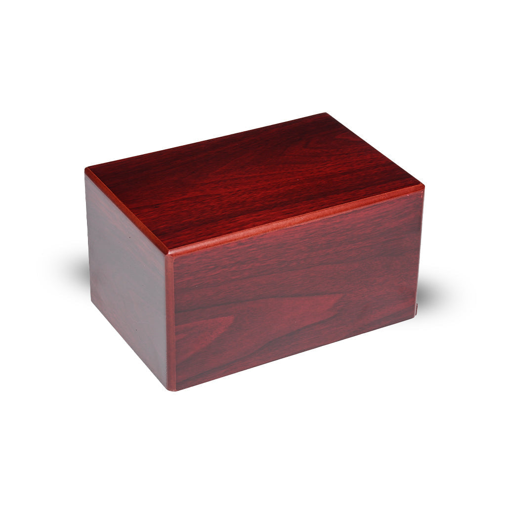 LARGE MDF Simplicity Urn -B038- Dark Cherry finish - Case of 16