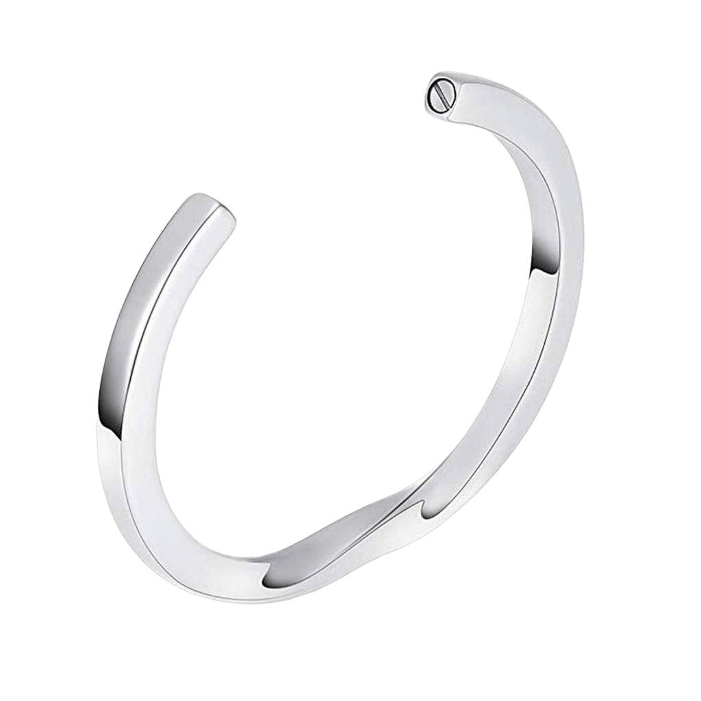 J-BANGLE 03 - Twisted Bangle Silver