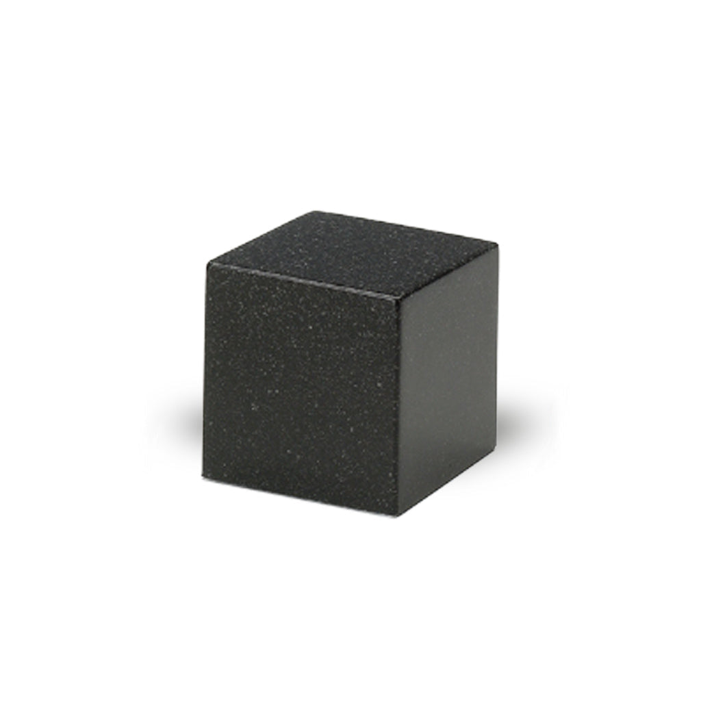 SMALL - Cultured Granite Mackenzie- Orca Black Cube
