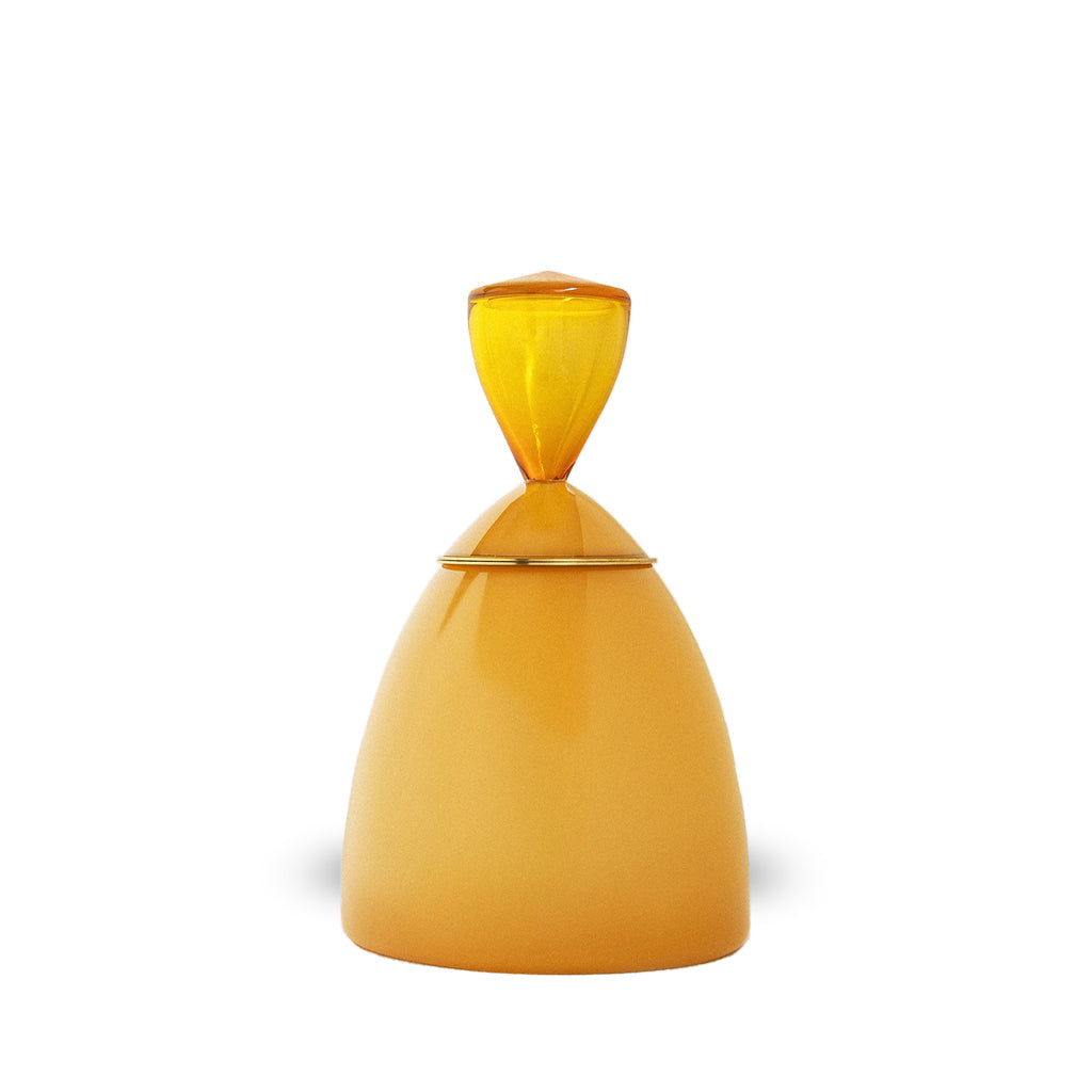 MEDIUM - Glass Urn - Solstice X Vitreluxe HALO Ochre