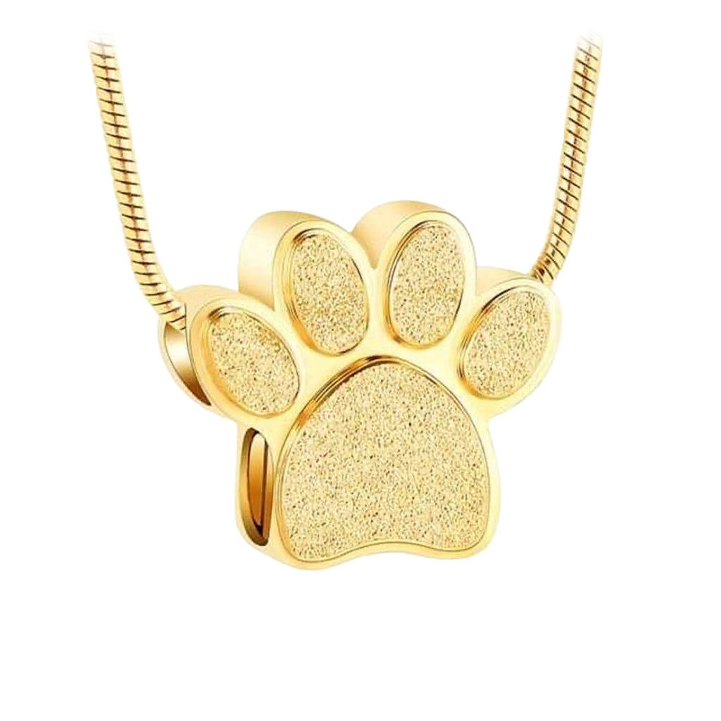 J-158 - Mini Paw - Pendant with Chain