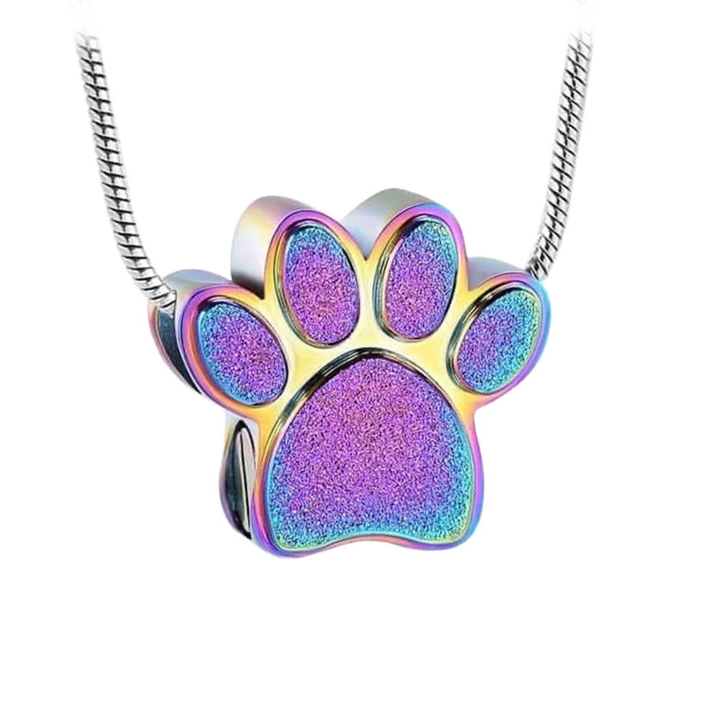 J-158 - Mini Paw - Pendant with Chain