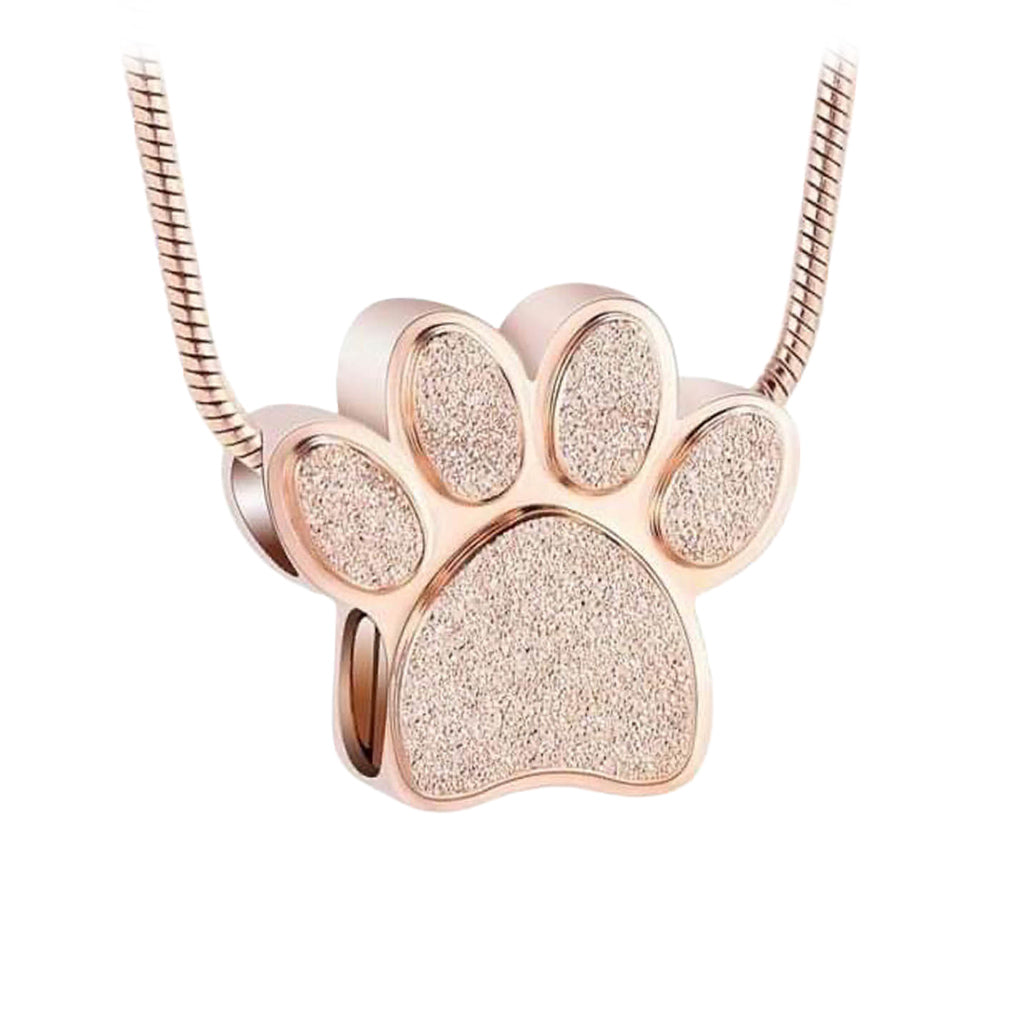J-158 - Mini Paw - Pendant with Chain