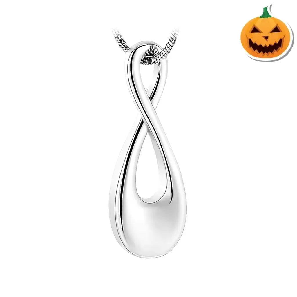 J-993 Infinity - Pendant with Chain - Silver