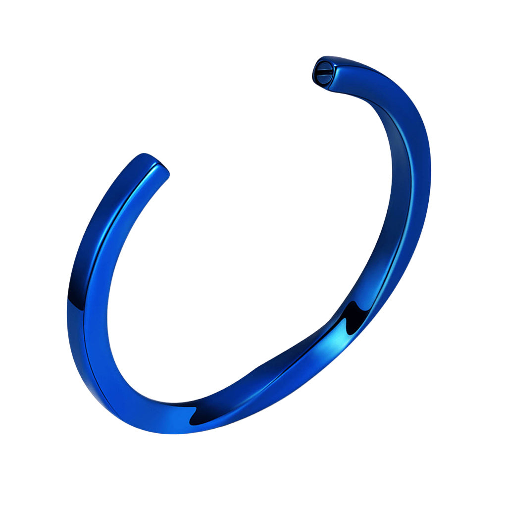 J-BANGLE 03 - Twisted Bangle Blue