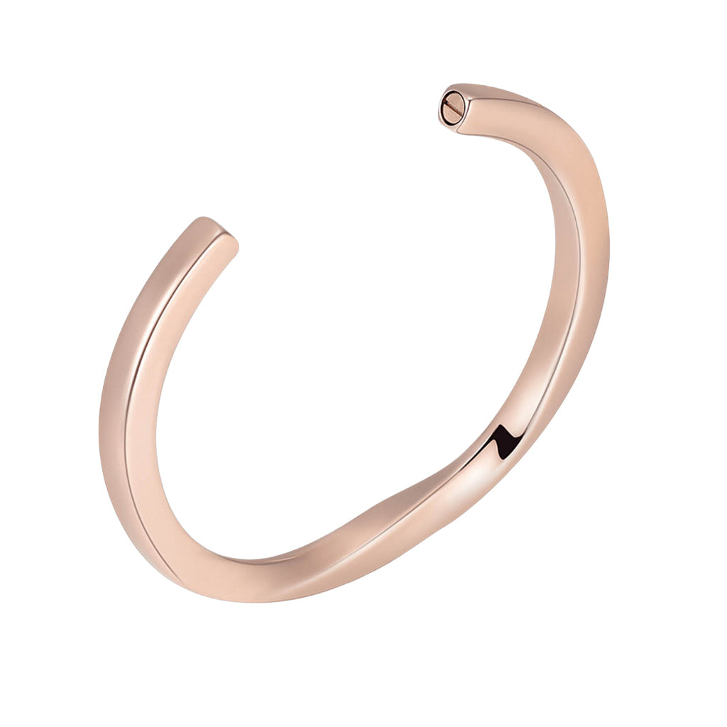 J-BANGLE 03 - Twisted Bangle Rose Gold