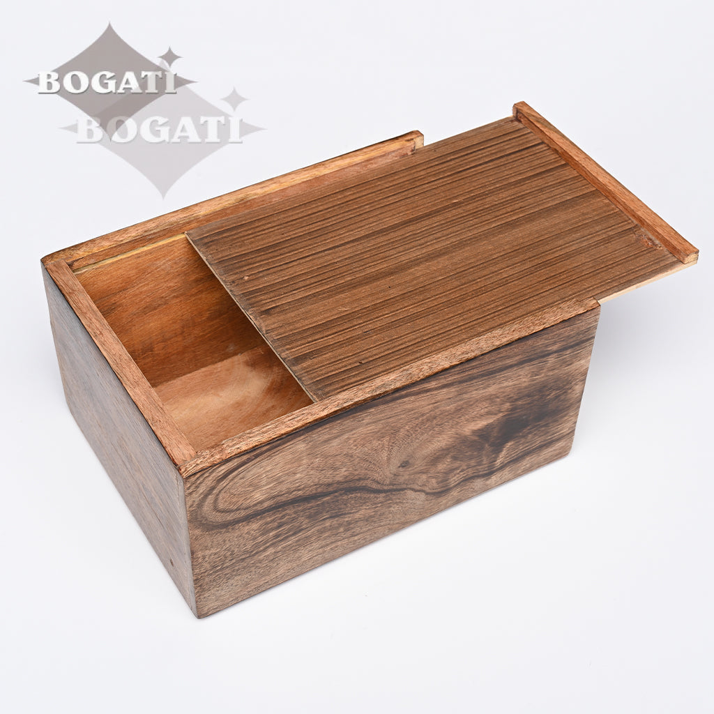 LARGE Mango wood Urn -2820 - Tree of Life