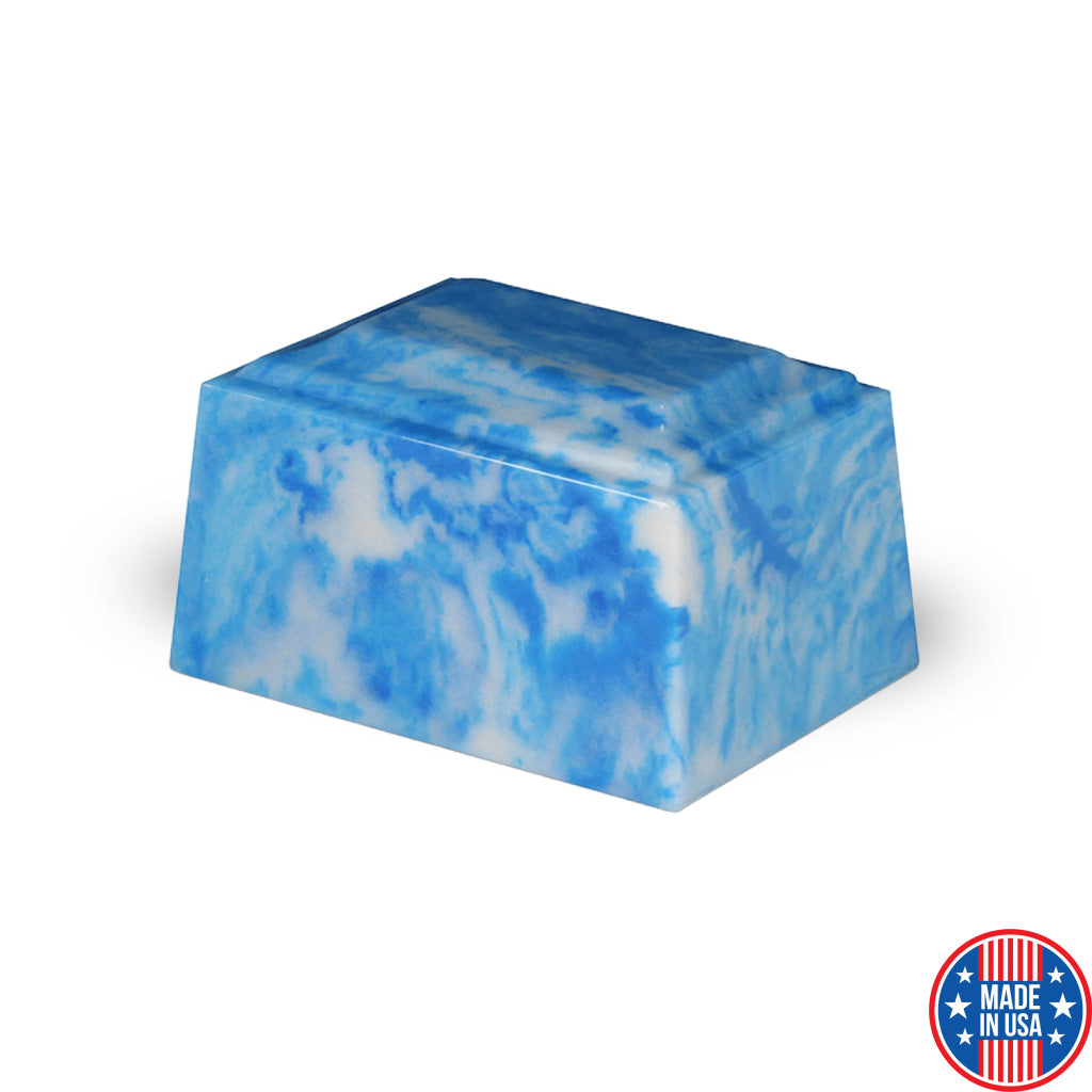 Mini Tuscany Cultured Marble Sky Blue