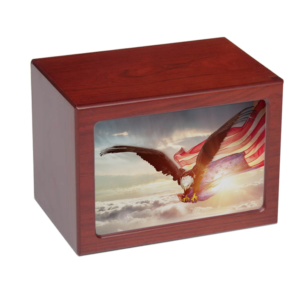 EXTRA LARGE PY06 - Cherry - Eagle & American Flag – Cherry