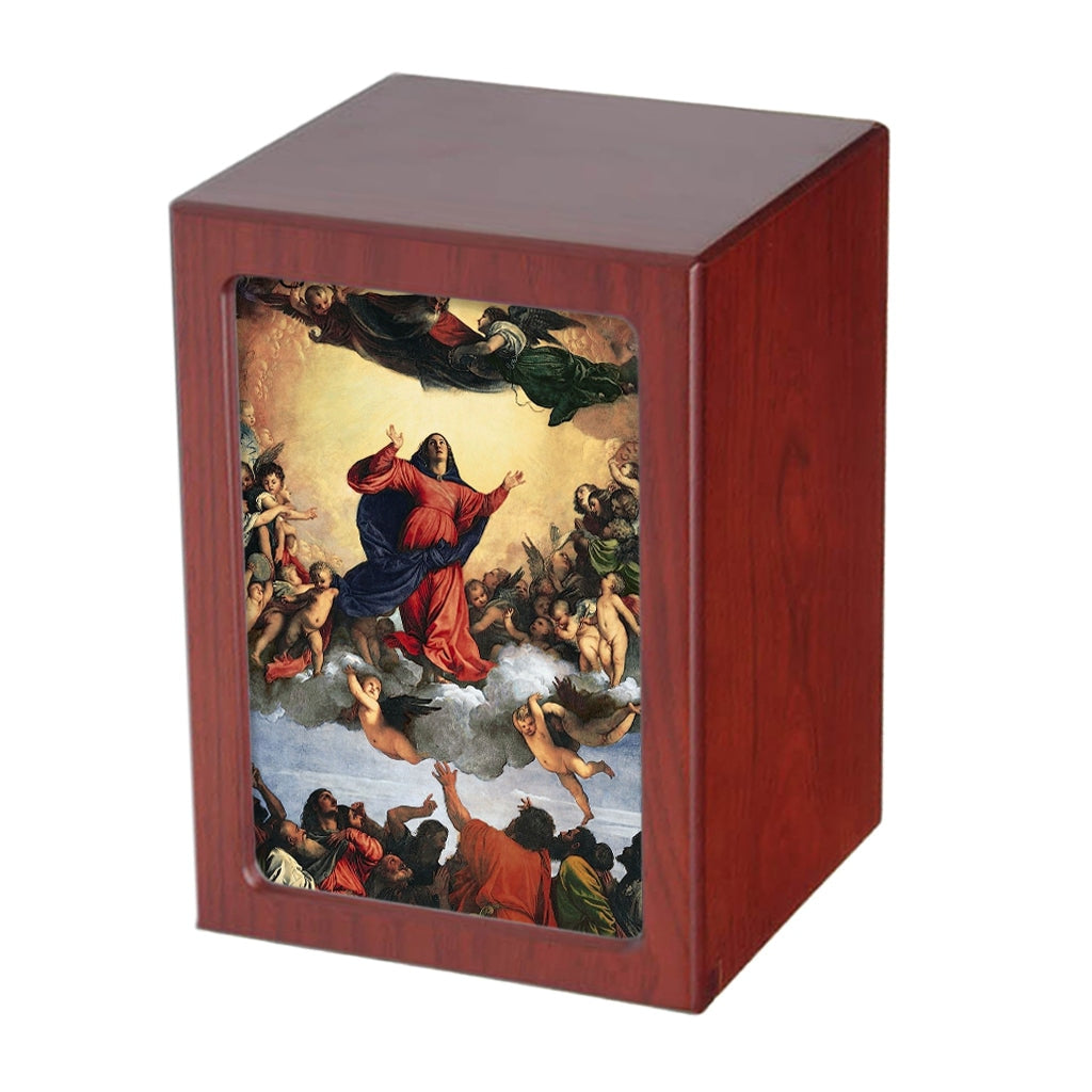 EXTRA LARGE Photo Urn - PY06 - Titian's Assumption of the Virgin Cherry