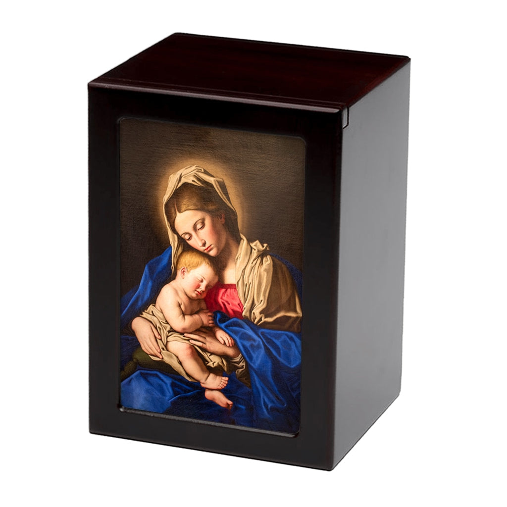 EXTRA LARGE PY06 - Sassoferrato Madonna and Child Dark Cherry