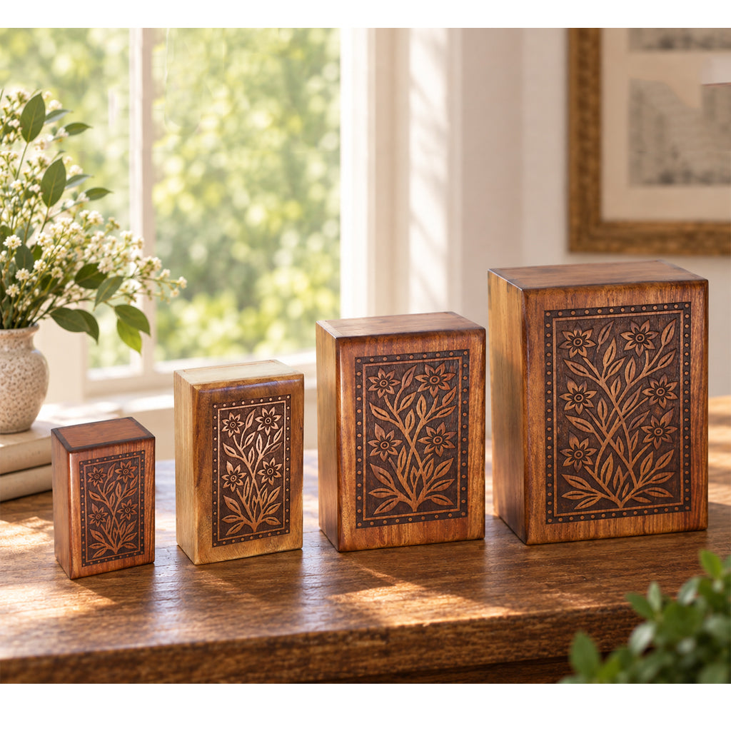 EXTRA SMALL- Rosewood Urn -2785 - Blossom Garden