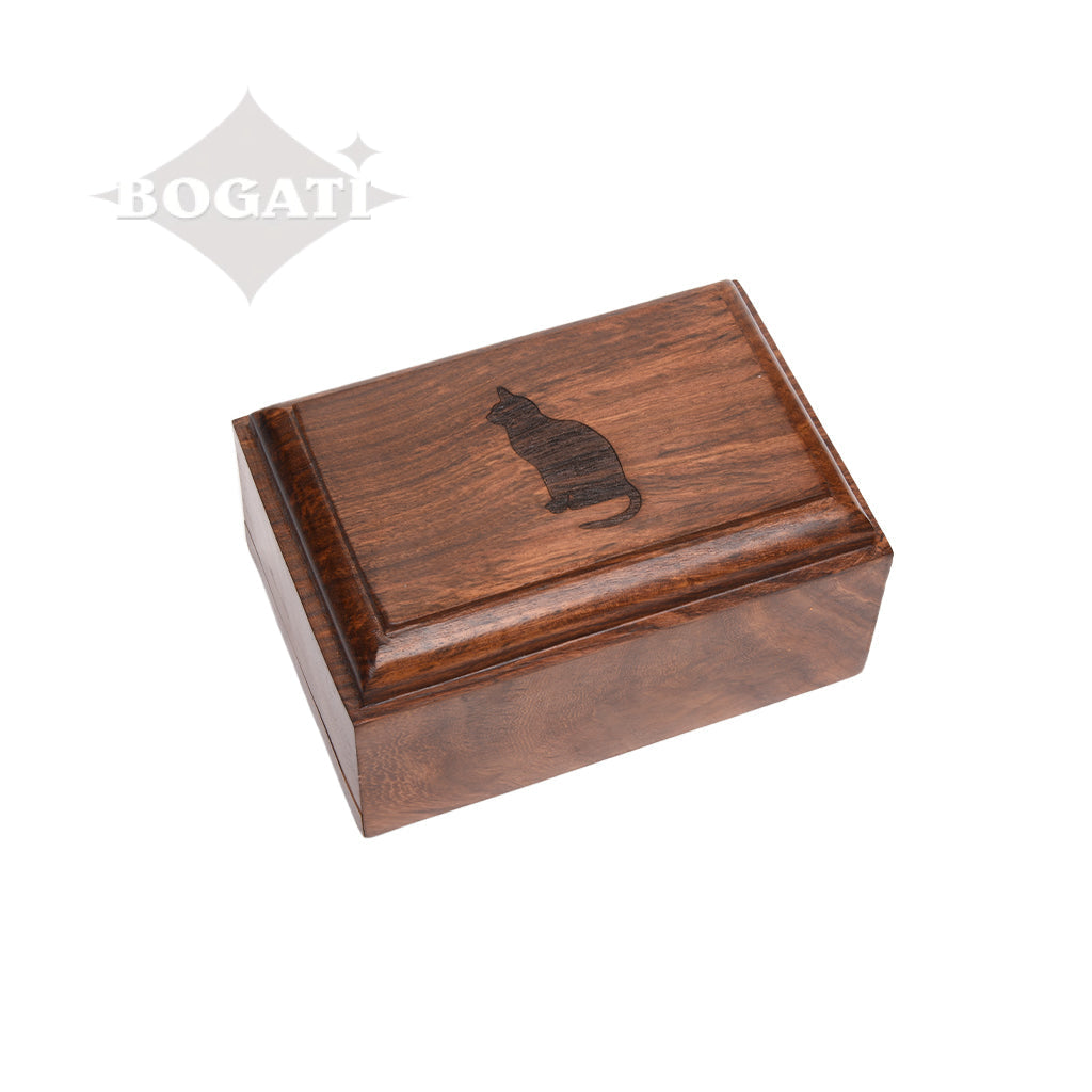 Rosewood Urn -2705- Bevel Edge - Set of 5 Pet urns
