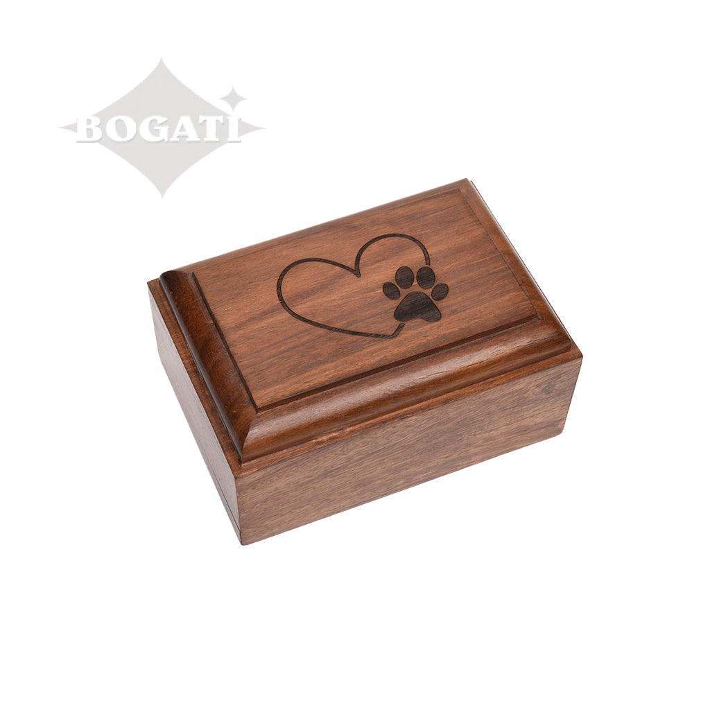 Rosewood Urn -2705- Bevel Edge - Set of 5 Pet urns