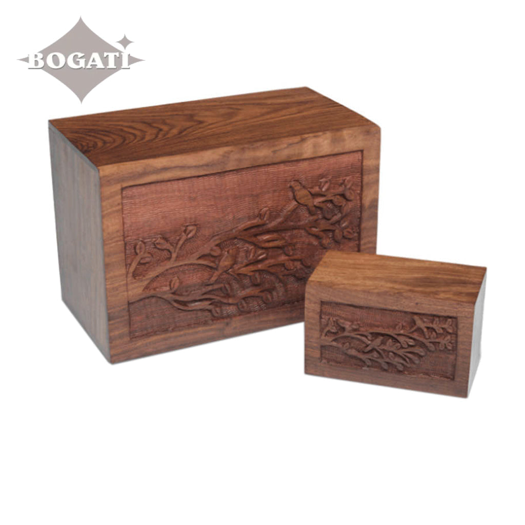 EXTRA SMALL Rosewood Urn - Bogati Birdsong ™ - Case of 48