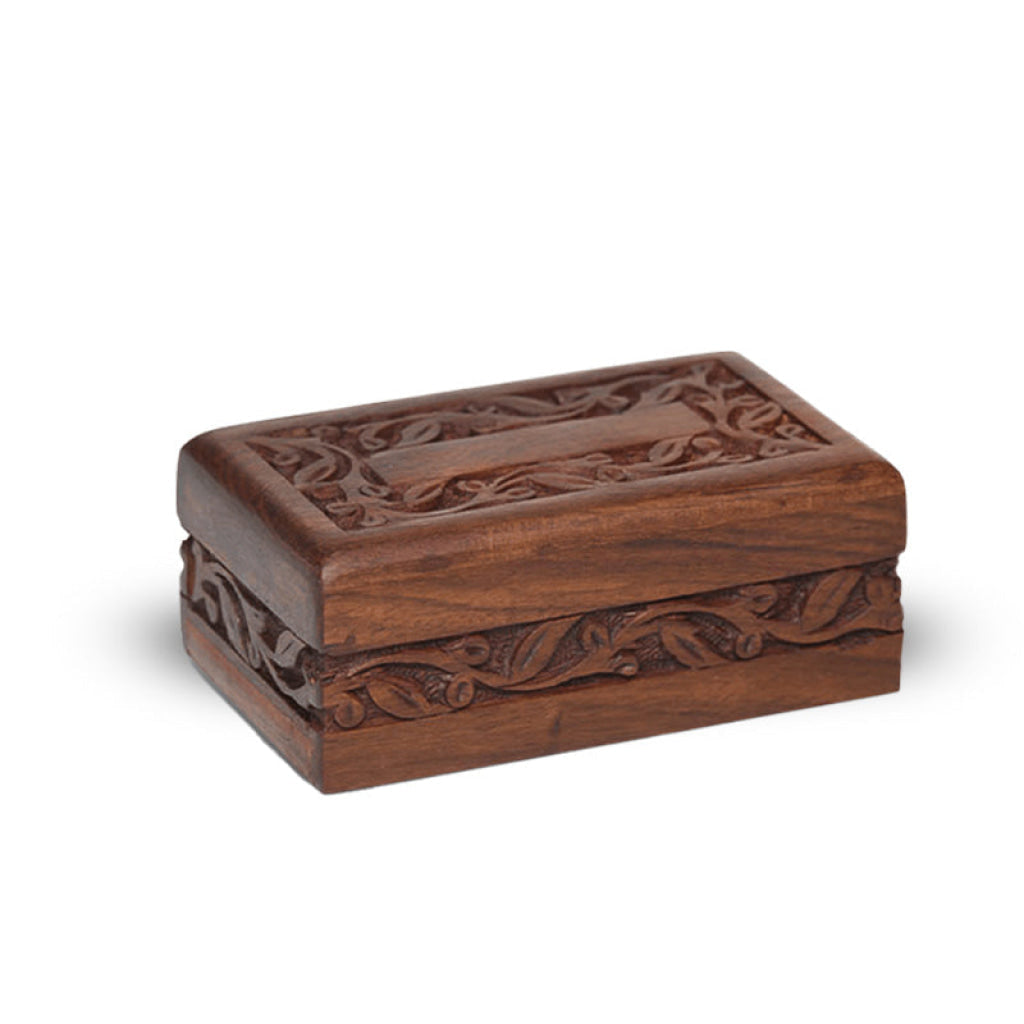 EXTRA SMALL Rosewood Econo Border Urn -2700-