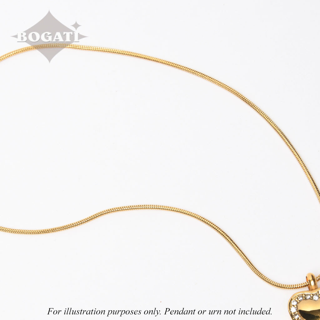 Short Snake Chain – 1.5 Mm X 14.5’’ Length