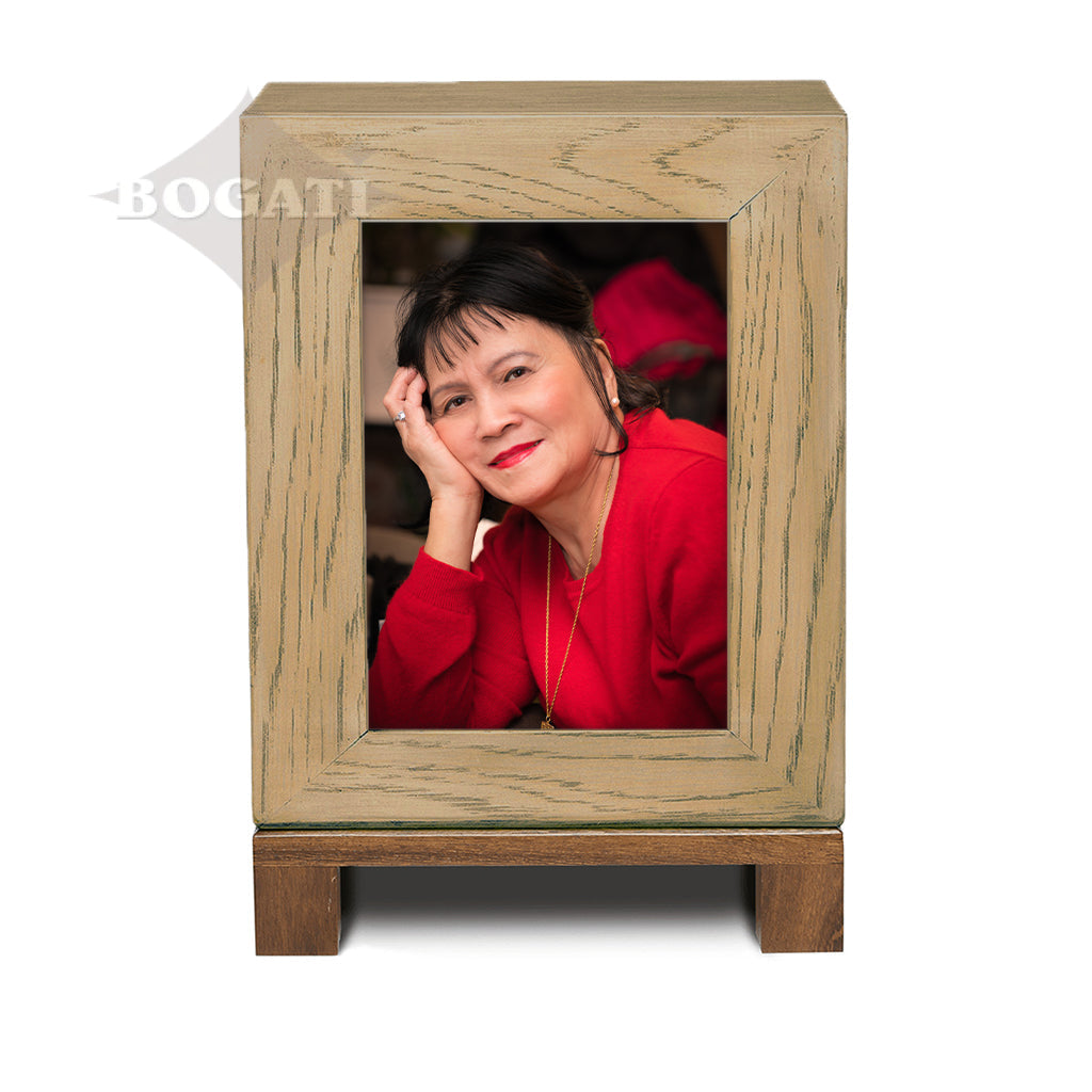 IMPERFECT SELECTION - ADULT Rustic Style Photo Frame Urn - Blank