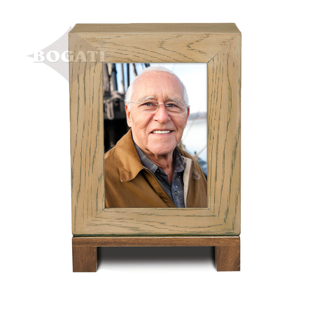 IMPERFECT SELECTION - ADULT Rustic Style Photo Frame Urn - Blank