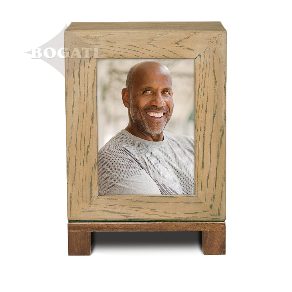 IMPERFECT SELECTION - ADULT Rustic Style Photo Frame Urn - Blank