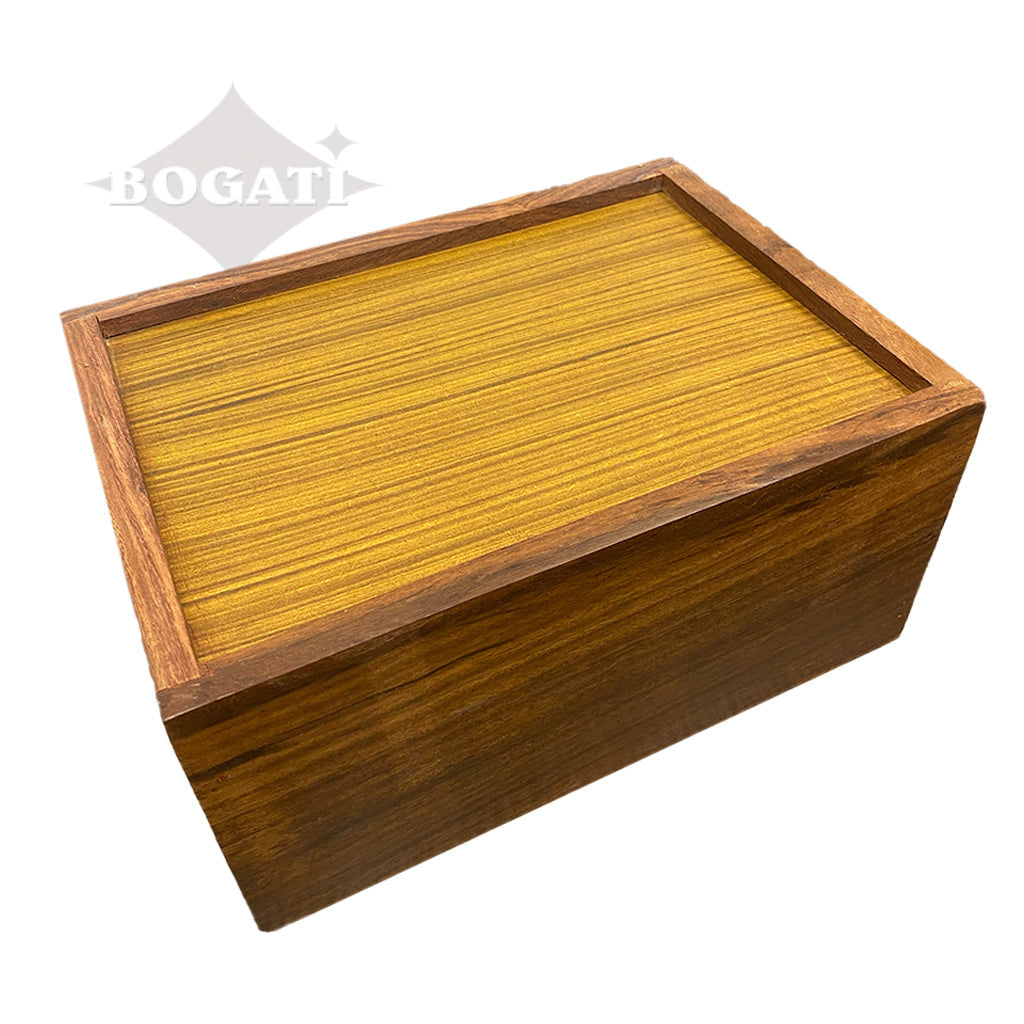 EXTRA LARGE - Rosewood Urn -2705- Bevel Edge - Rainbow Bridge Poem