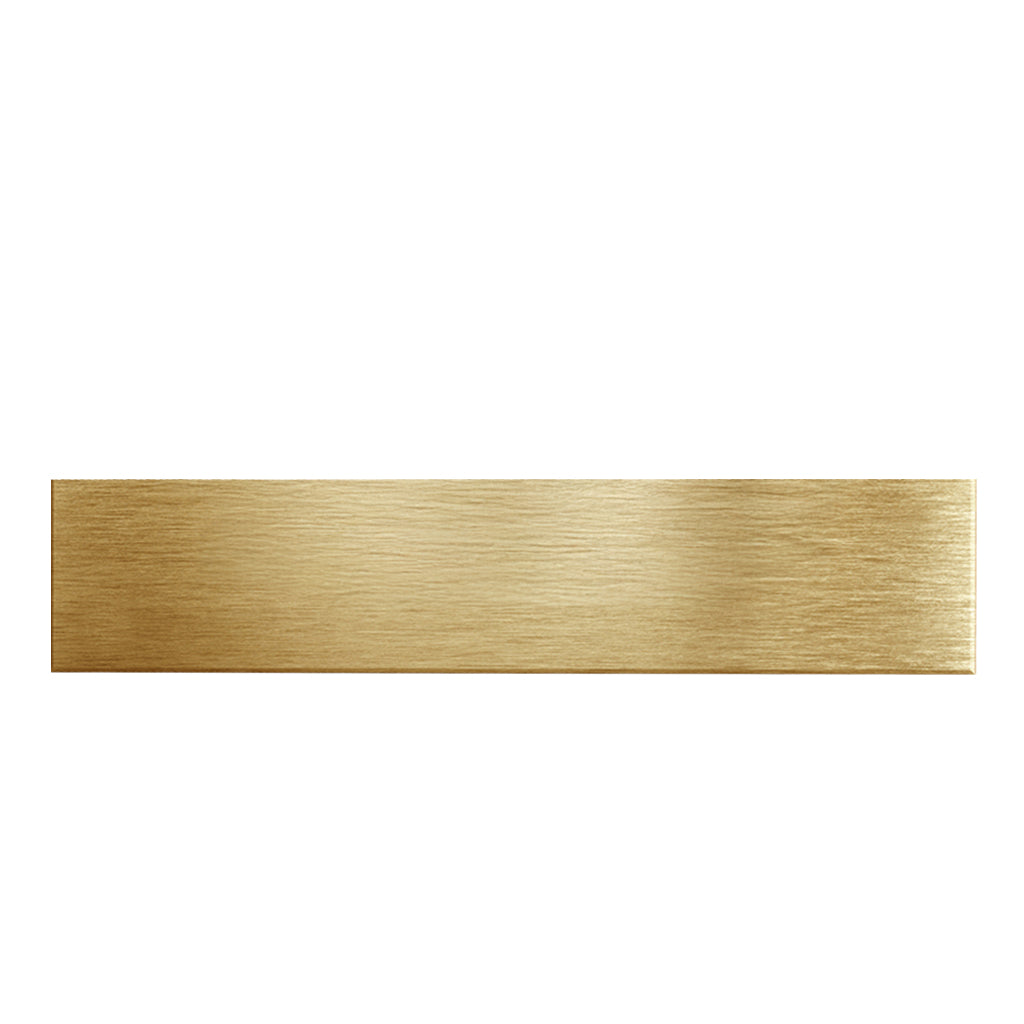 Engraved Brass Plate ~Size 4"x 0.75" - Color 3 Variants Brass
