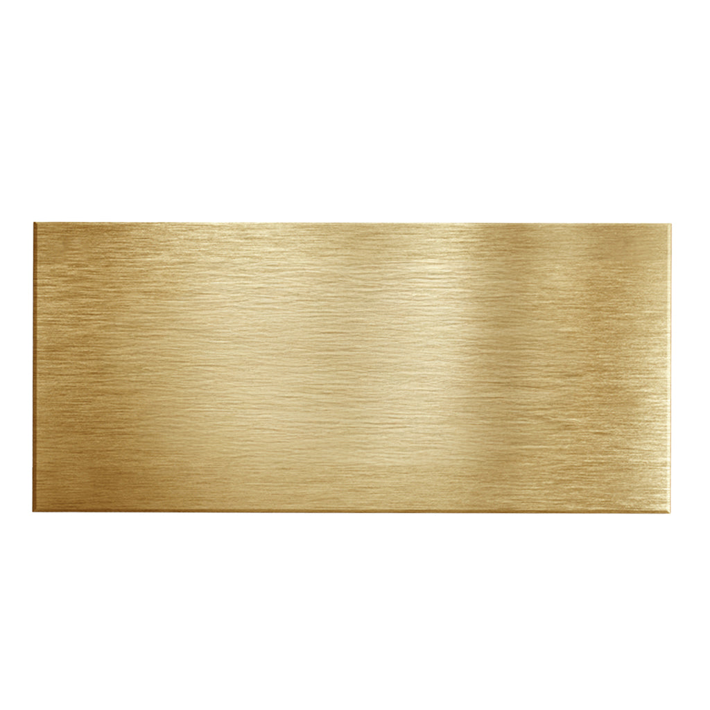Engraved Brass Plate ~Size 4"x 2" - Brass Color 3 Variants Brass