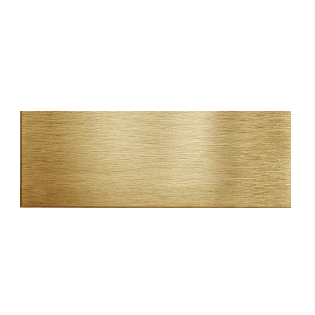 Engraved Brass Plate ~Size 3"x 1.50" - Color 3 Variants-PY06-M Brass