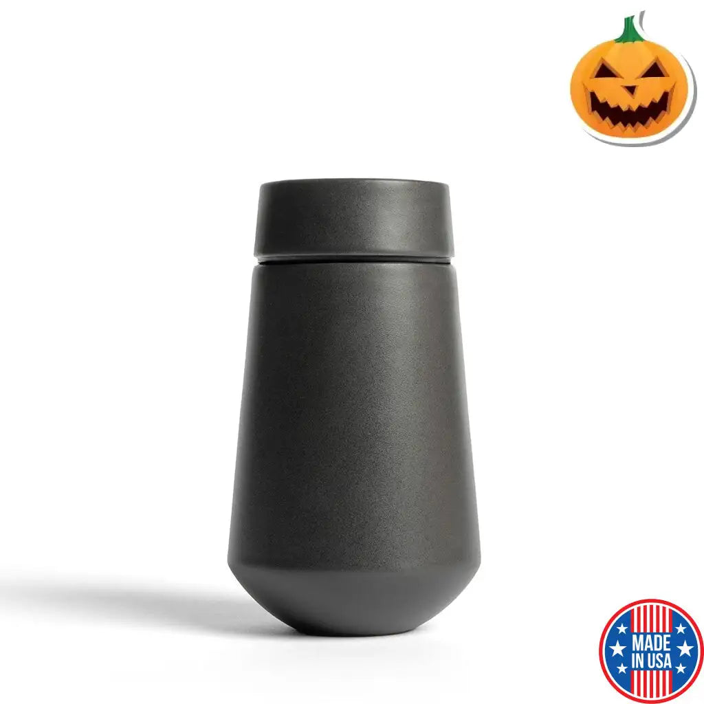 SMALL / M - Ceramic Urn - Solstice AEGIS Charcoal