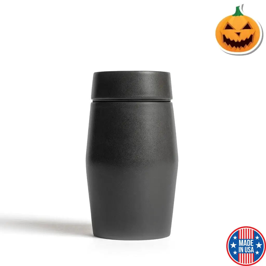 SMALL / M - Ceramic Urn - Solstice EPOCH Charcoal