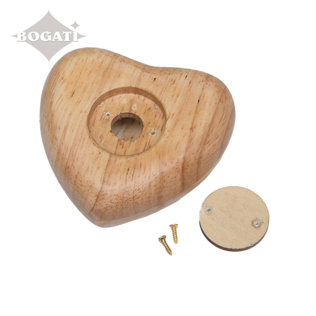 KEEPSAKE - Rubberwood Heart Urn -1023 - Pack of 10