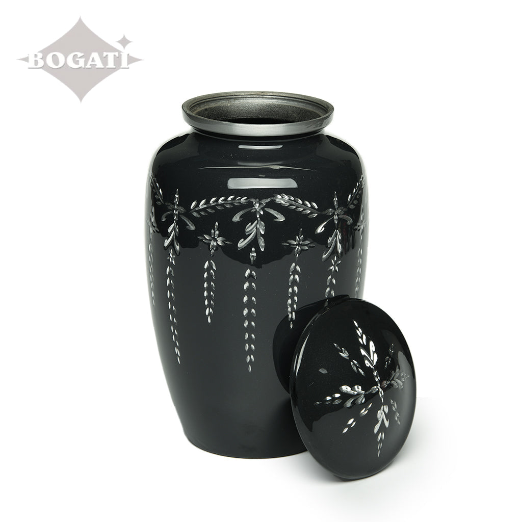 ADULT -1100- Diamond Cut Alloy Urn