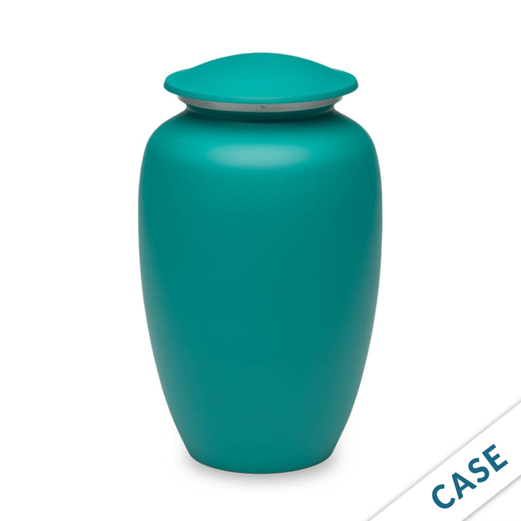 CLEARANCE - ADULT Classic alloy urn - 1800 - Case of 6 Green