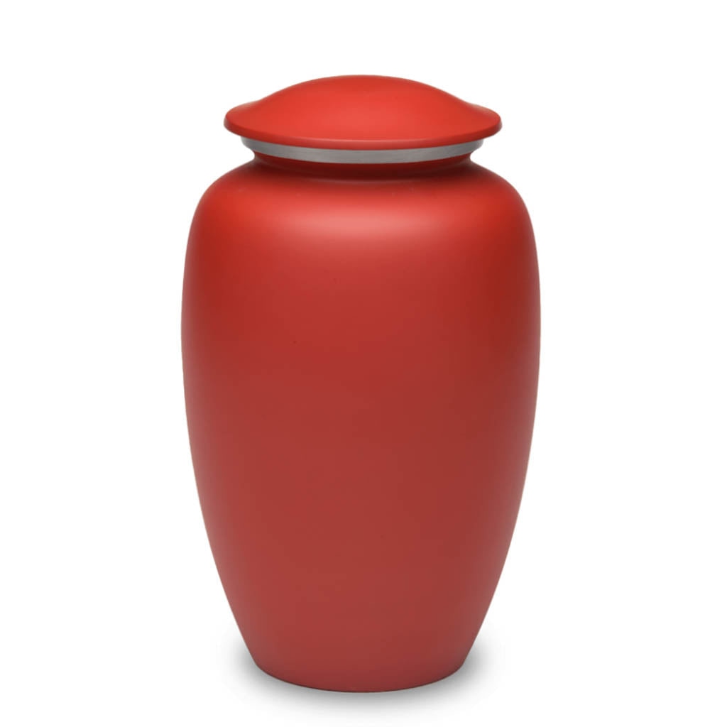 CLEARANCE - ADULT Classic alloy urn - 1800 Red