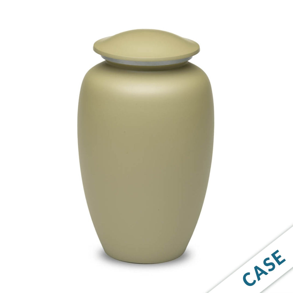 CLEARANCE - ADULT Classic alloy urn - 1800 - Case of 6 Seafoam