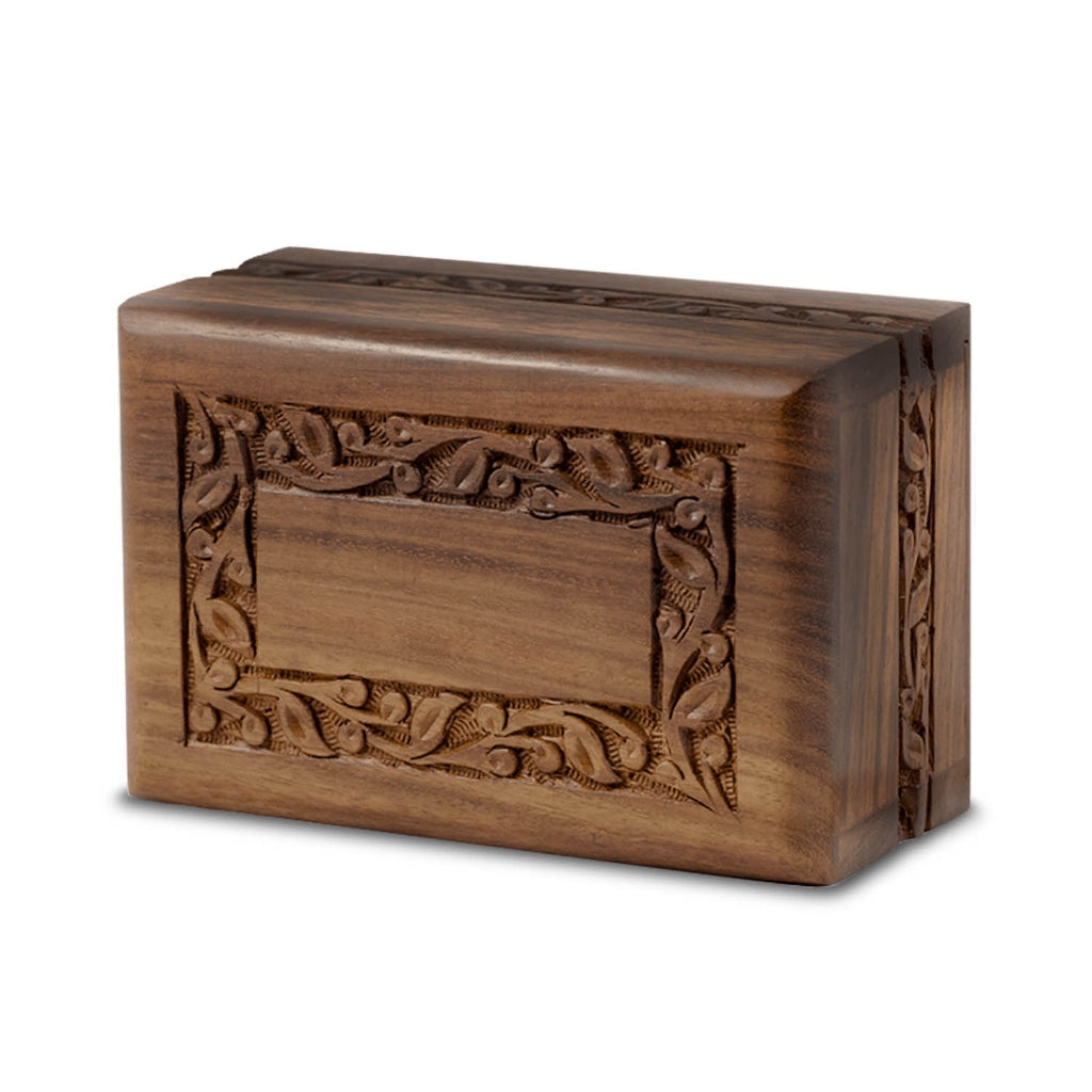 LARGE - Rosewood Border Urn -2742- Slide-out base