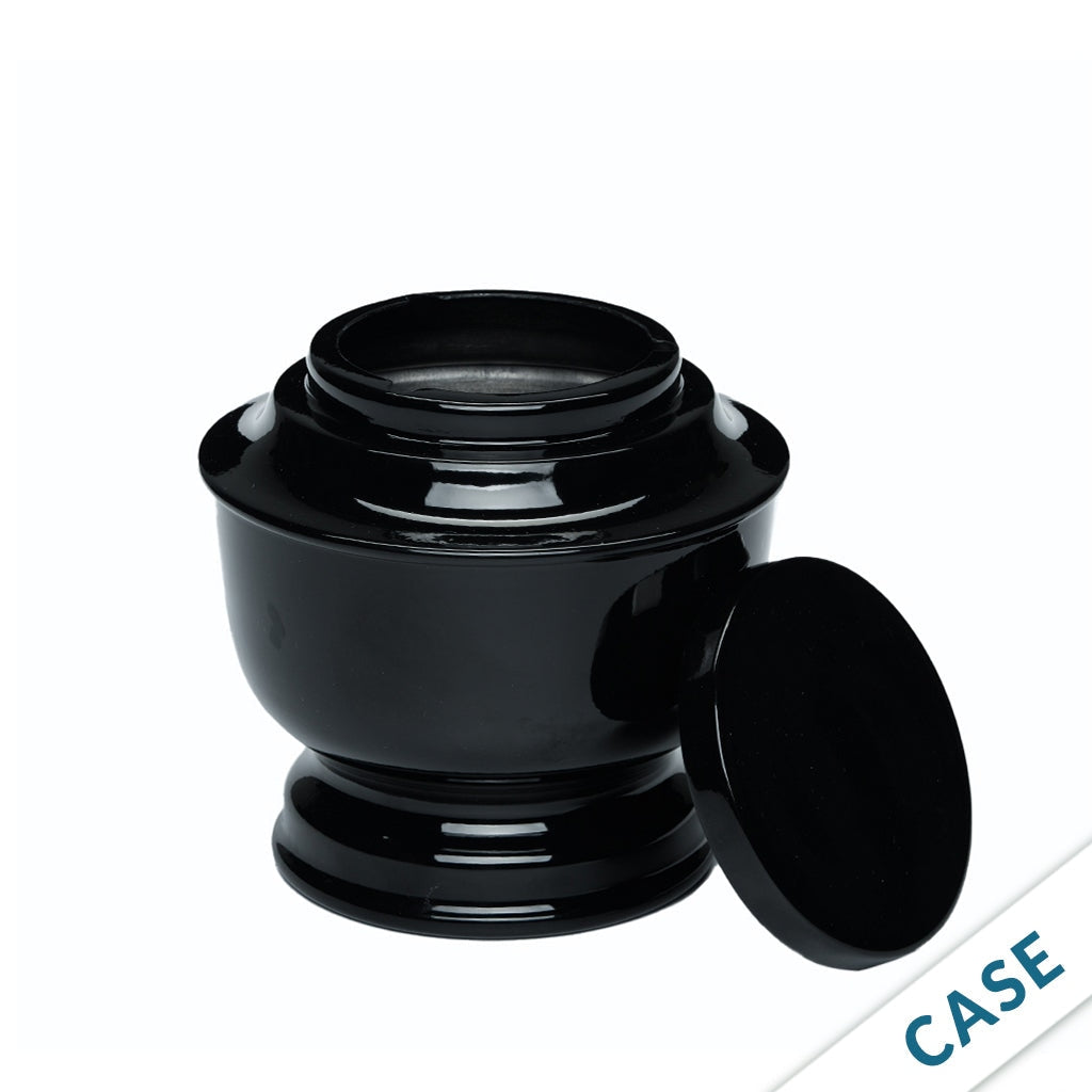 ADULT – Simple Alloy Urn -5-5050 - Case of 6 Black