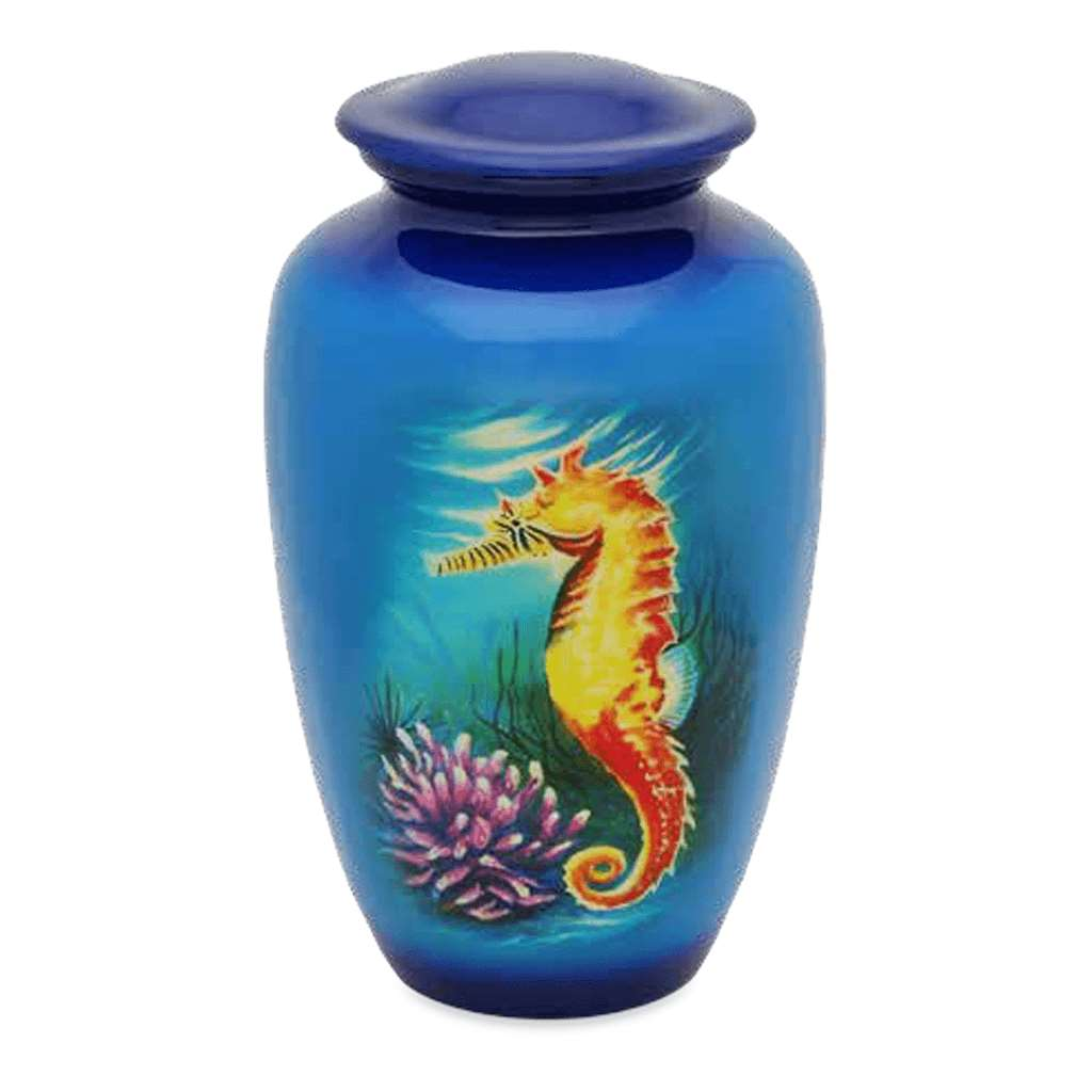 ADULT Alloy -Hand-Painted Seahorse- 7558