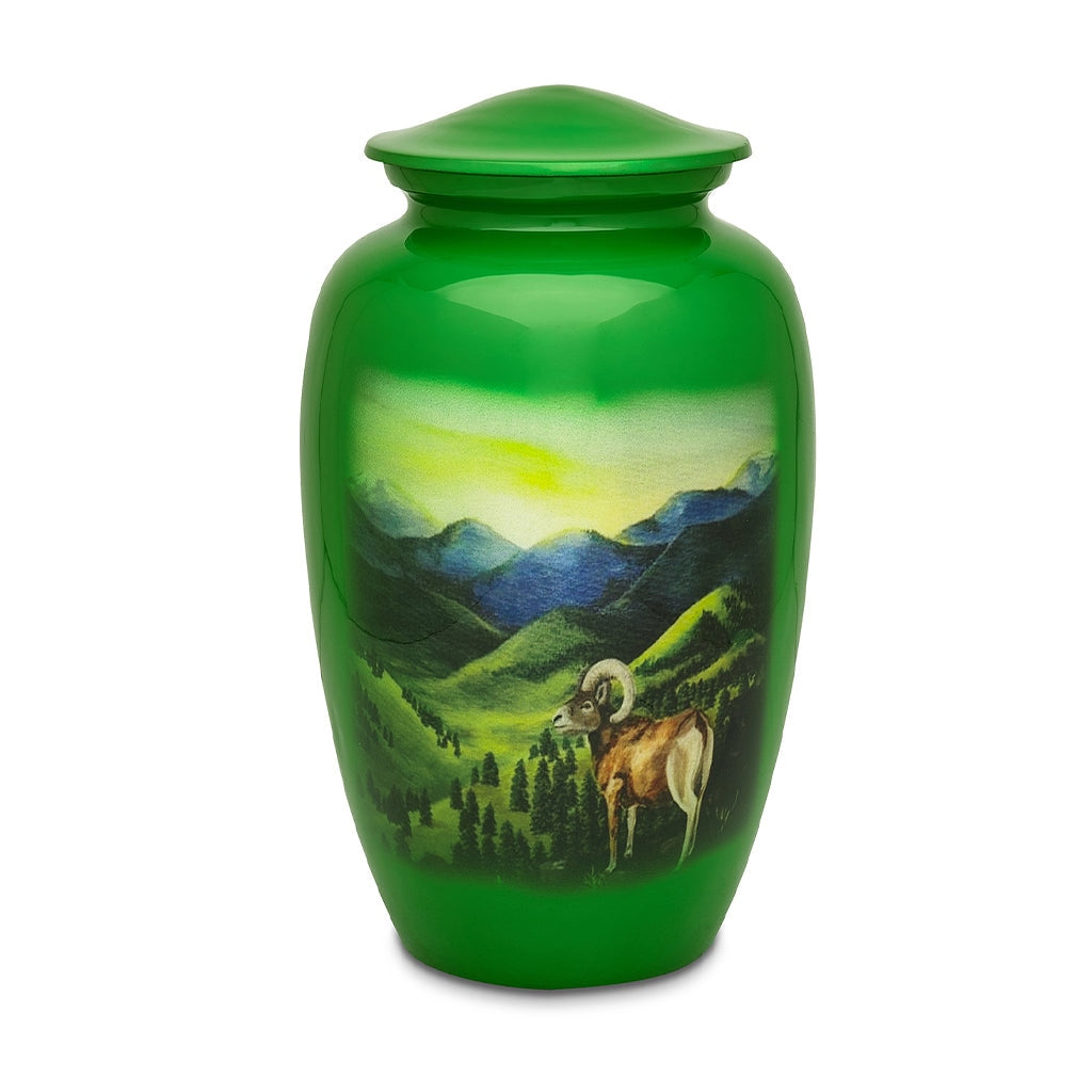 ADULT Alloy urn -7569- Bighorn