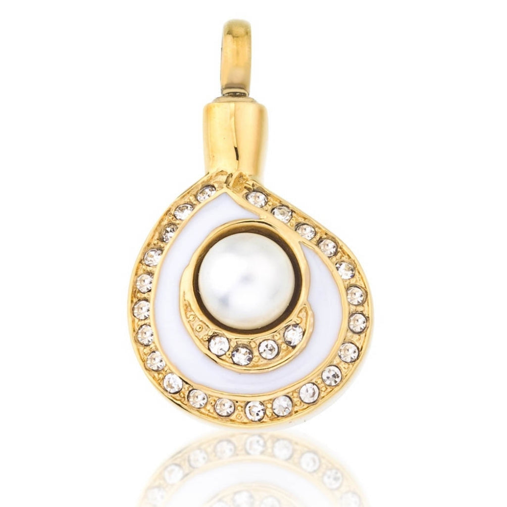 CLEARANCE Simulated Pearl - LifeCycle 770- Pendant with Chain