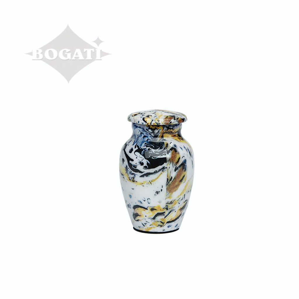 CLEARANCE - KEEPSAKE Classic Alloy Urn -9004- Venetian Blue Swirl - Pack of 10