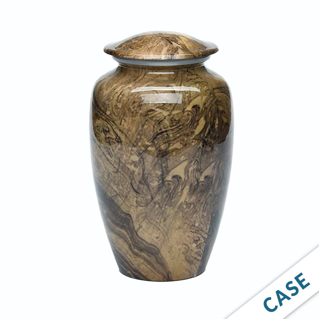 ADULT Classic Alloy Urn -8808- Camo Swirl - Case of 4