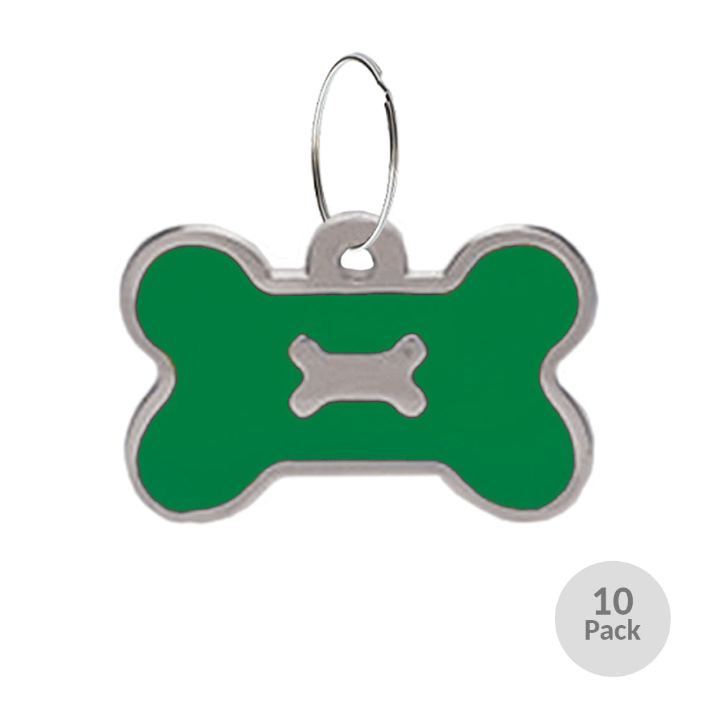 CLEARANCE - Big Bone Medallion - Pack of 10 Green