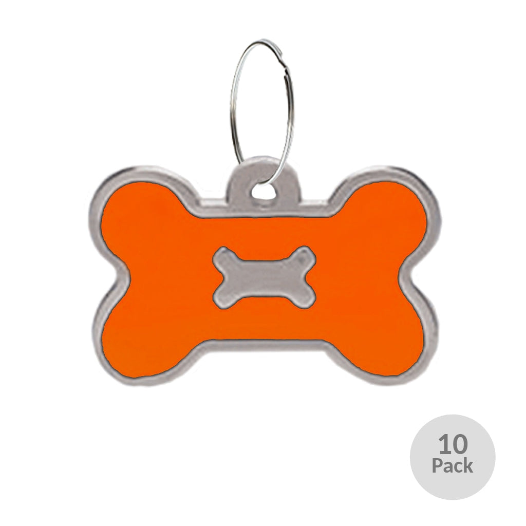 CLEARANCE - Big Bone Medallion - Pack of 10 Orange