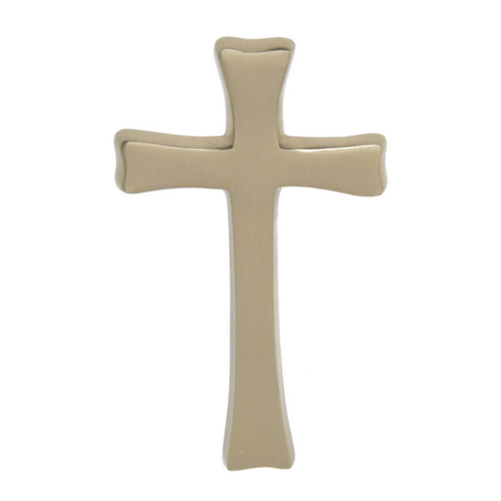 Brass Applique Cross Adornment | Bogati Urn Company, image size:1024x1024