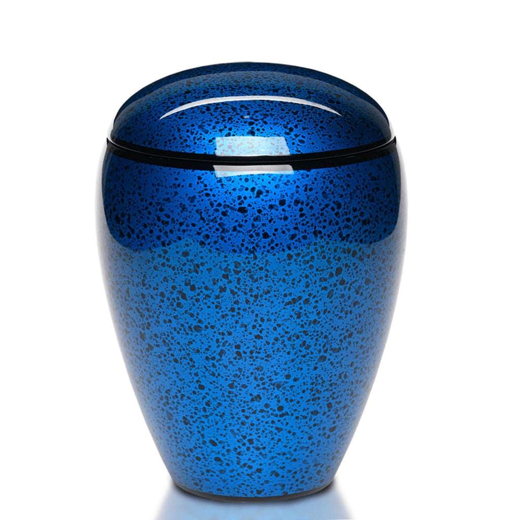 CLEARANCE - ADULT Resin Urn -STRU- Speckled Blue