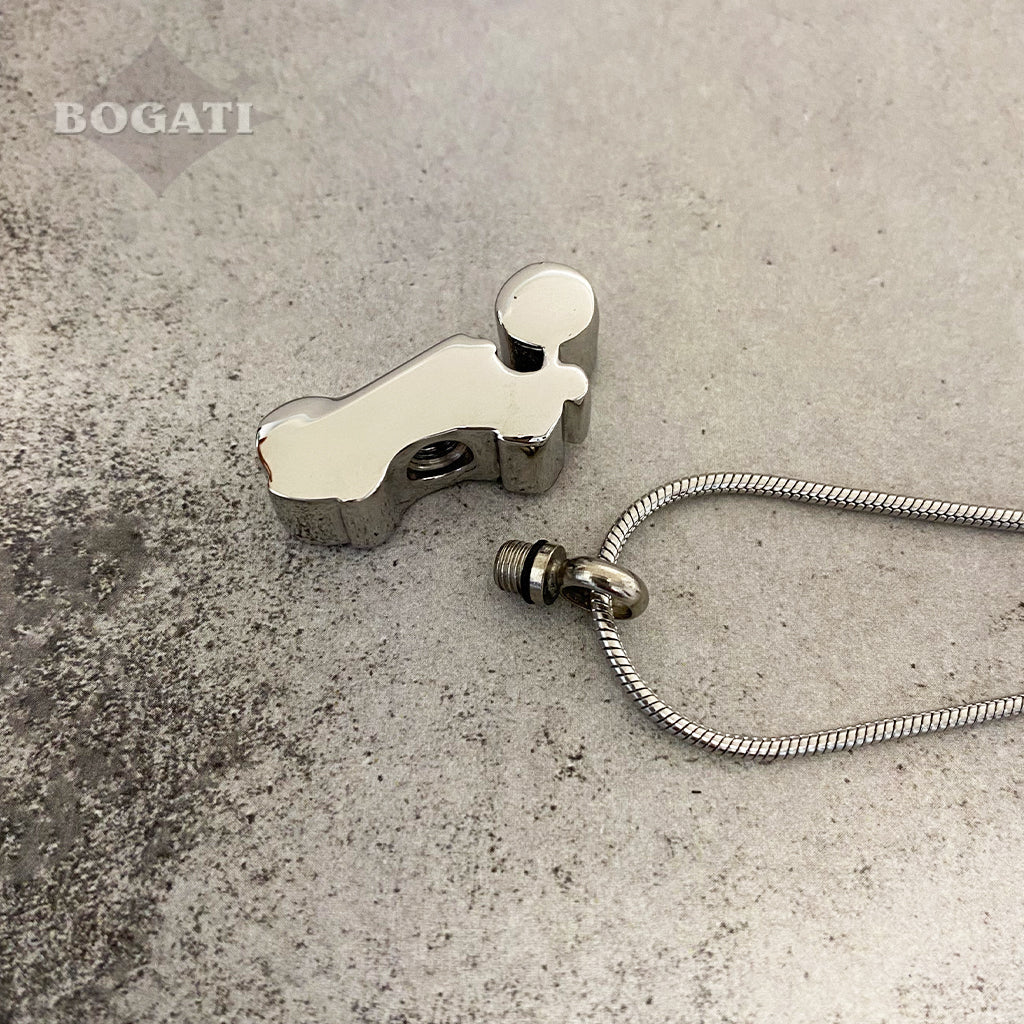Cremtio Pendant - motorcycle - opens from the bail
