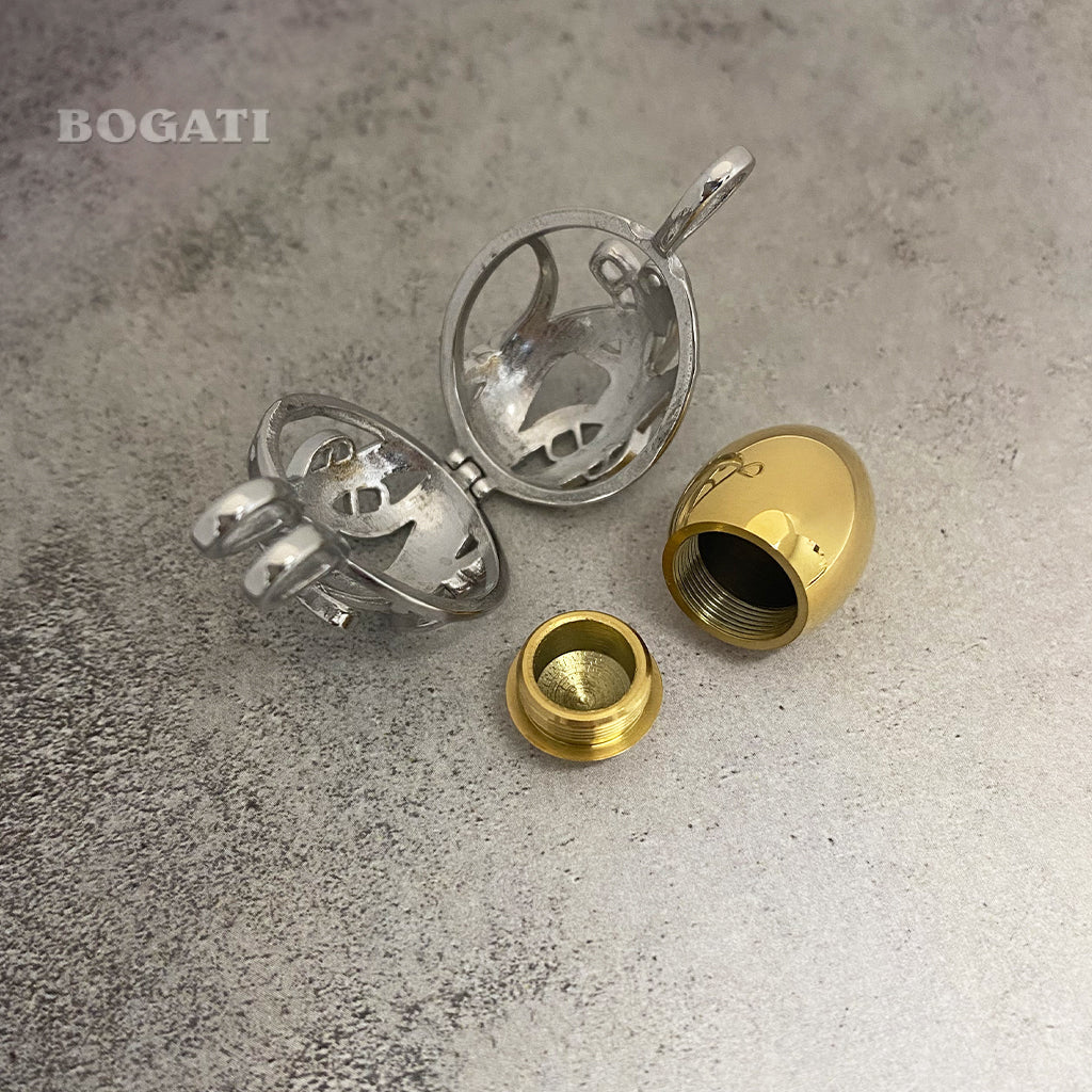 J-2050 Dragonfly Locket with Insert - Pendant with Chain