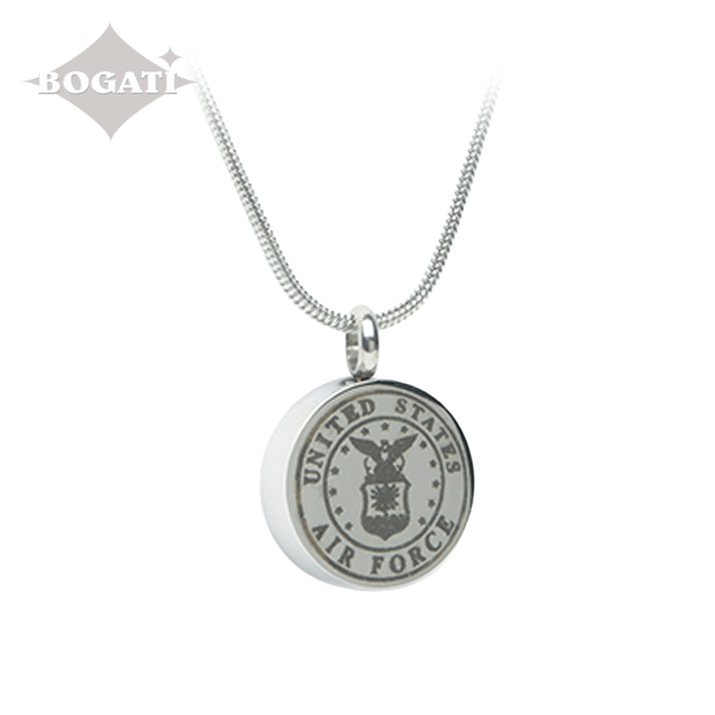 U.S. Military Emblem - Pendant with Chain - Air Force